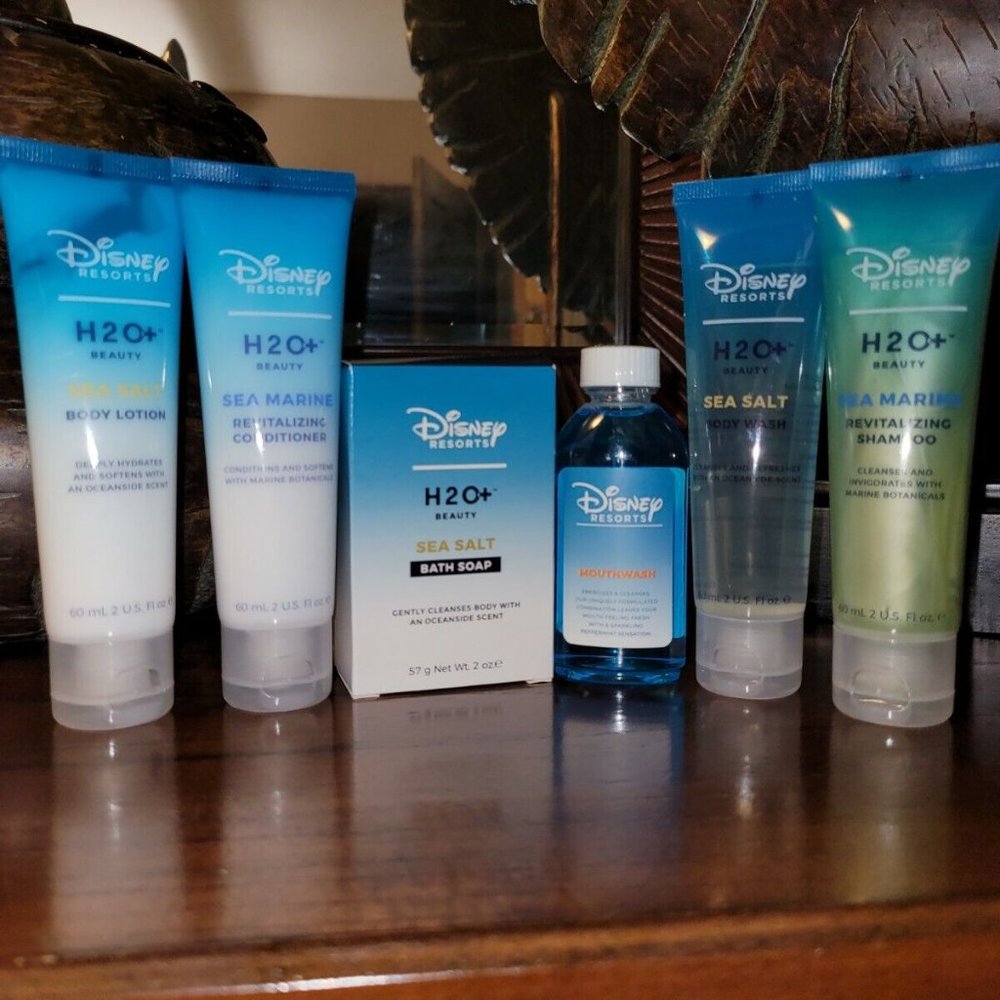 COPY - Disney Lot of 6 Resorts H20+ Toiletries Shampoo Conditioner Body Wash So…
